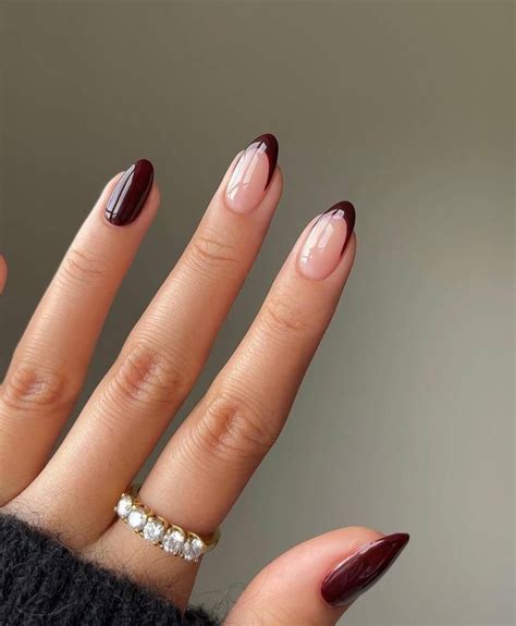 Burgundy Nails