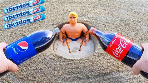 Experiment Stretch Armstrong Vs Underground Coca Cola Pepsi And