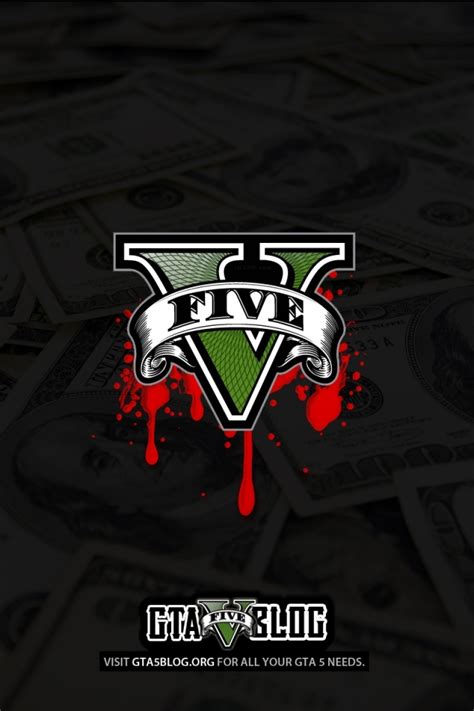 Baixe O Papel De Parede Logo Grand Theft Auto V Para O Seu Celular Em