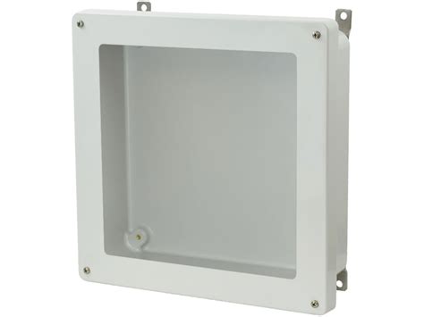 Allied Moulded AM1224W 12 X 12 X 4 Fiberglass Wall Mount Enclosure