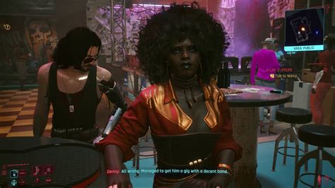 Cyberpunk 2077 A Like Supreme Talk To Nancy And Denny Gives V