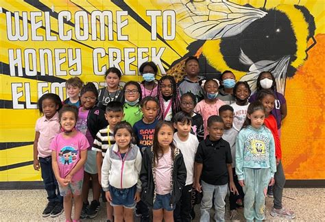 Students Of The Month Honey Creek Elementary School