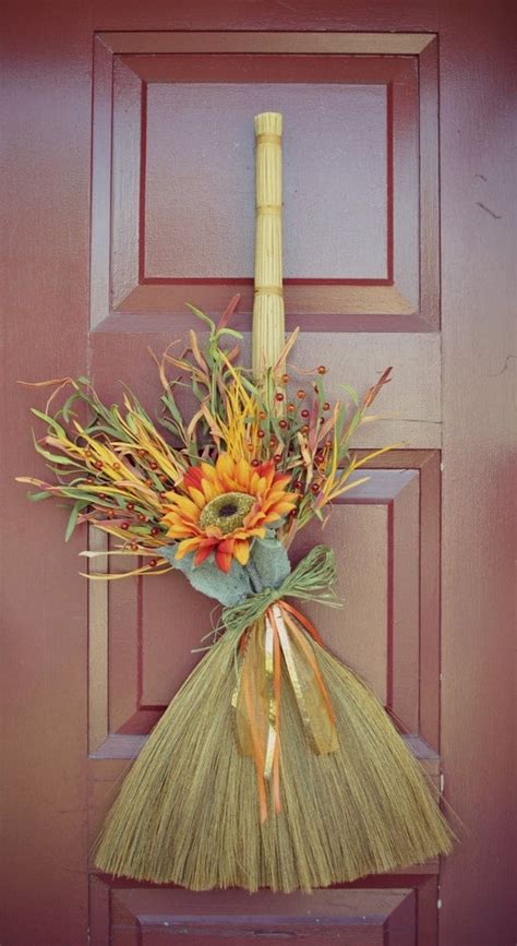 Items Similar To Fall Broom Decor On Etsy