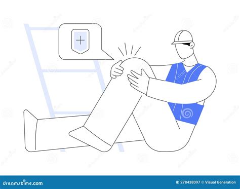 Workplace Injury Abstract Concept Vector Illustration. Stock Vector ...