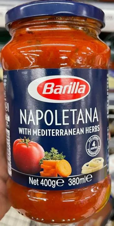 Barilla Napoletana Sauce With Mediterranean Herbs Ml Lazada Ph