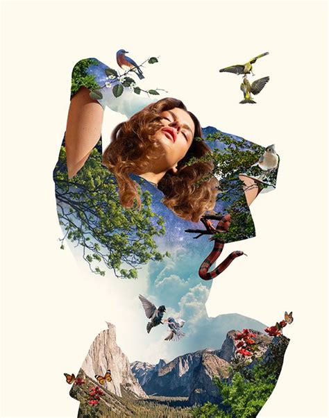 Digital Collages Vol. 1 on Behance | Digital portrait art, Digital