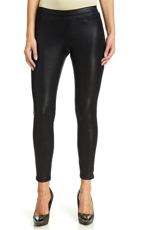 Hue Python Leatherette Leggings Black Xs Us Womens 0 2 X 29