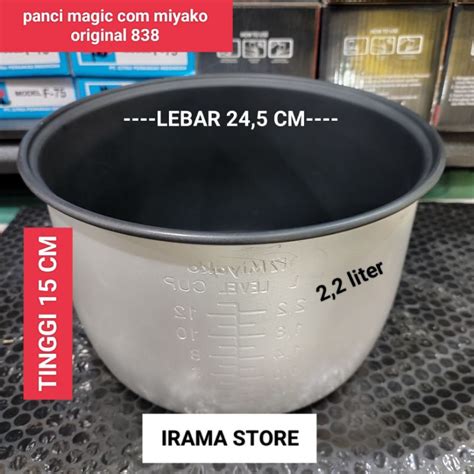 Jual Panci Magic Miyako Original Teflon Rice Cooker Miyako Ukuran 0