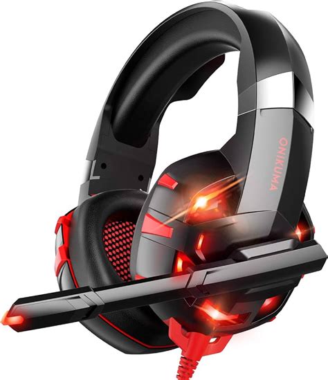 ONIKUMA K2 Pro Wired Gaming Headset With Stereo Surround Sound, Boom ...