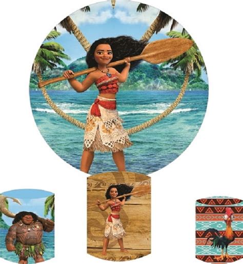 Trio Capas Cilindros Sublimado D Moana Baby Wcc Elo