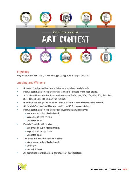 "10th Annual Art Contest" Official Rules - Learning Liftoff