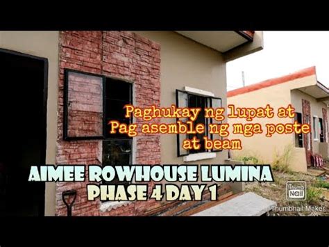 Aimee Rowhouse Lumina Phase 4 Day 1 Magkano Ang First Batch Ng Mga