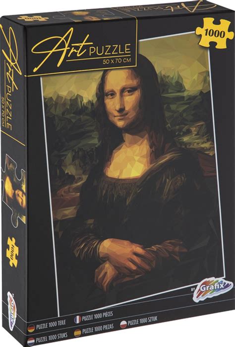 Grafix Puzzel Stukjes Volwassenen Thema Mona Lisa Puzzel