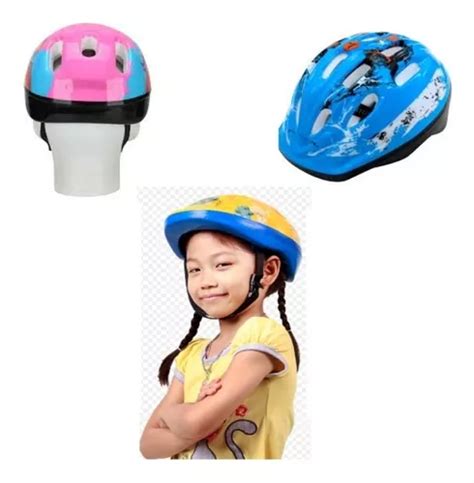 Capacete Infantil De Protecao Bike Skate Patins 9 Furos MercadoLivre