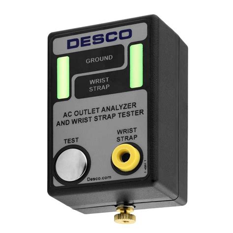 Desco Asia 98133 AC OUTLET ANALYZER WRIST STRAP TESTER 120VAC