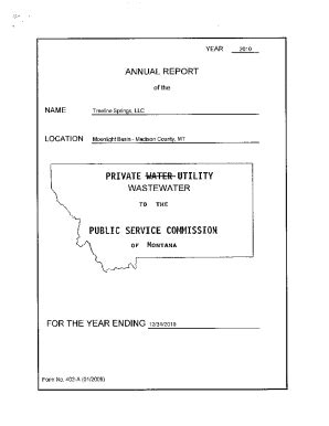 Fillable Online Psc Mt Annual Report List By State For Llcs And