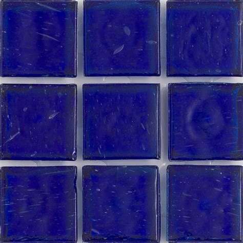 Sapphire Clear 1x1 Glass Tile E11 383 01s American Glass Mosaics Aquablu Mosaics