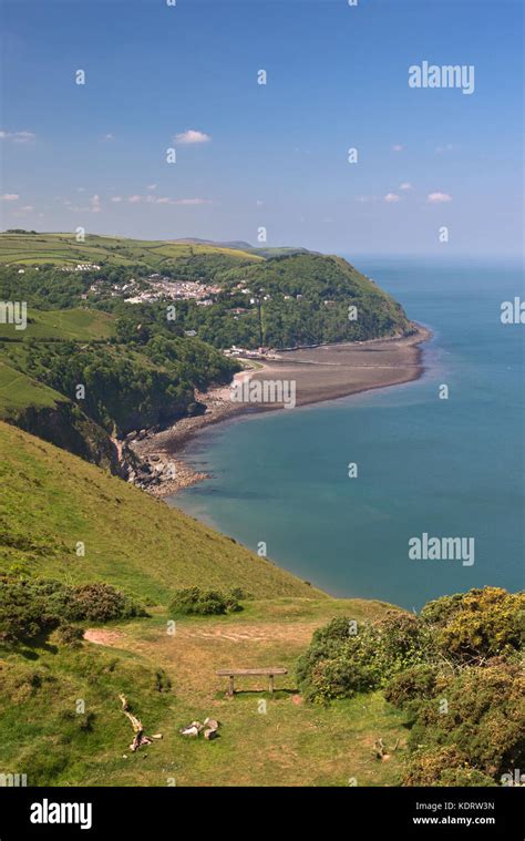 Scenic View Along The North Devon Coast From The Foreland Countisbury