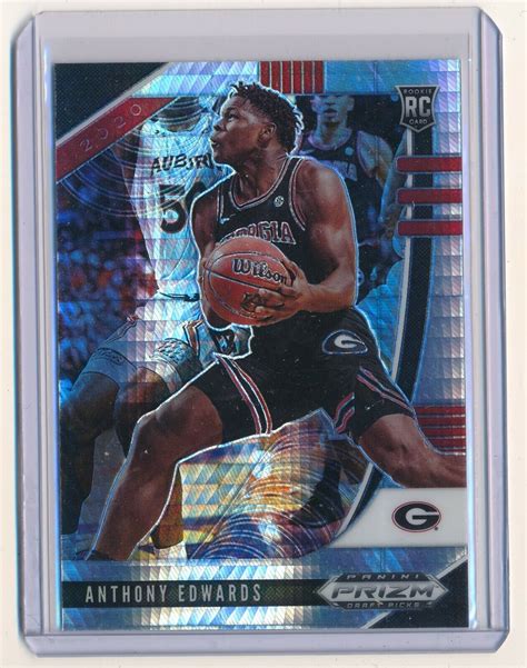 ANTHONY EDWARDS 2020 21 PANINI PRIZM DRAFT PICKS PRIZMS HYPER RC