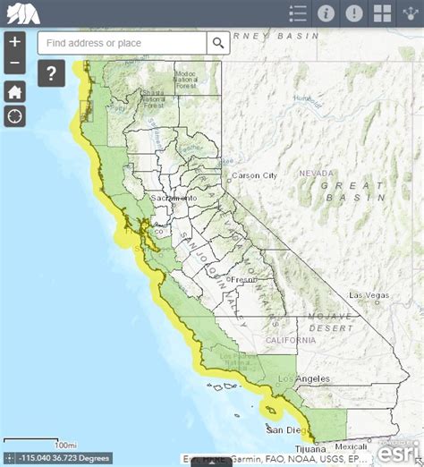 California Tsunami Maps