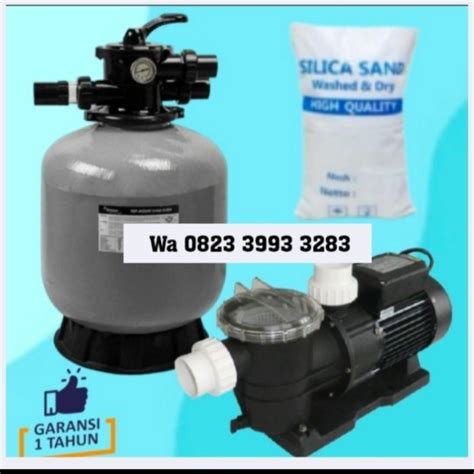 Jual PAKET SAND FILTER KOLAM RENANG 1HP V400 PASIR Jakarta Barat