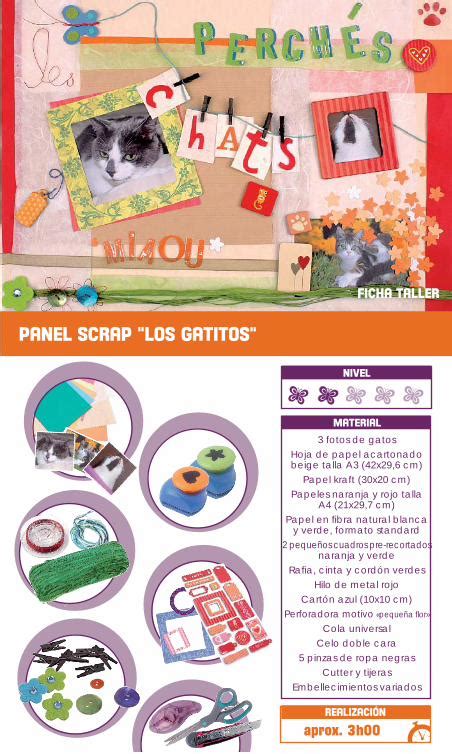 Pdf Panel Scrap Los Gatitos Xica Loisirs Fr Elegir Y Recortar