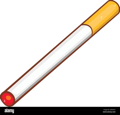 Icono De Cigarrillos Estilo De Dibujos Animados Imagen Vector De Stock