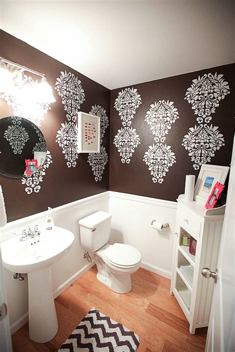 Wall Stencil Ideas For Bathroom