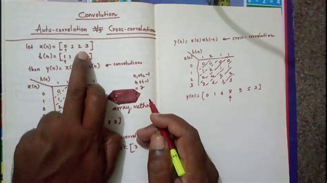 Convolution Auto Correlation Cross Correlation Youtube