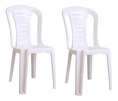 Silla De Jardin Apilable Plastica Reforzada Reina Pack 2 Ct Cuotas Al