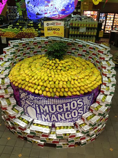 Whole Foods Produce Department Mangoes Food Displays Supermarket