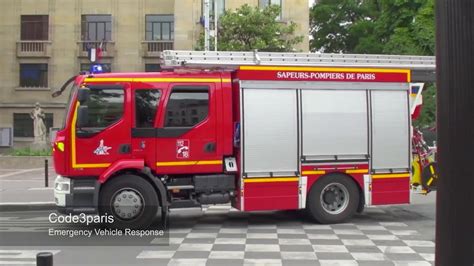 Bspp Fpt Cs Montreuil Paris Fire Dept Engine Youtube