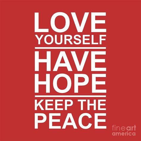 Love Hope And Peace Digital Art By Bigalbaloo Stock Fine Art America