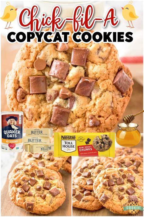 Double Chocolate Chunk Cookies Copycat Chick Fil A Recipe Chick Fil