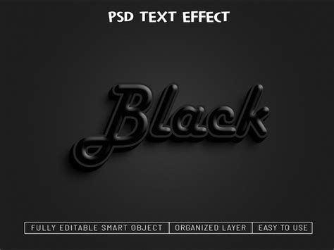 Desenho De Efeitos De Texto Psd PSD Premium