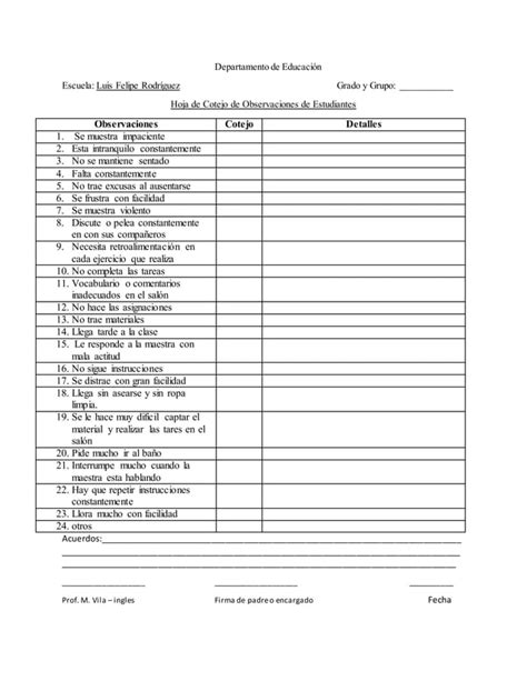 Tabla De Evaluacion Docx