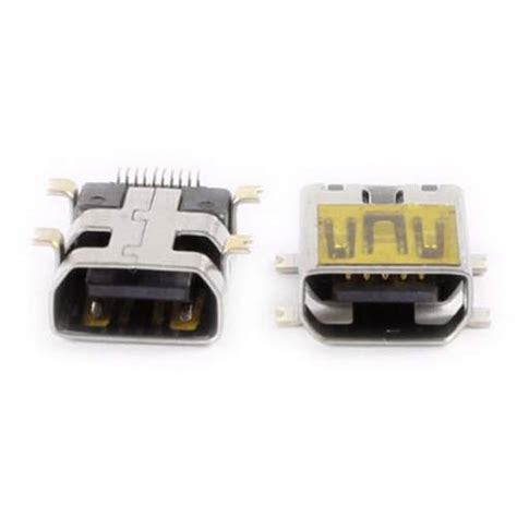 Buy Buyme High Quality 10 Pcs Female Mini USB Type B 10 Pin SMT SMD