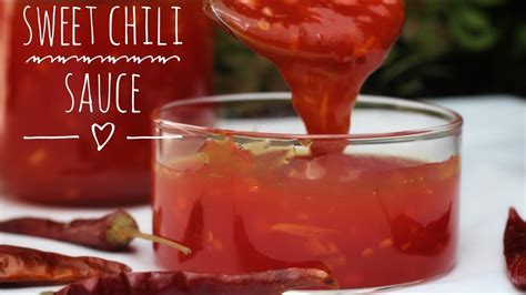 সুইট চিলি সসsweet Chili Saucehow To Make Best Sweet Chili Sauce At