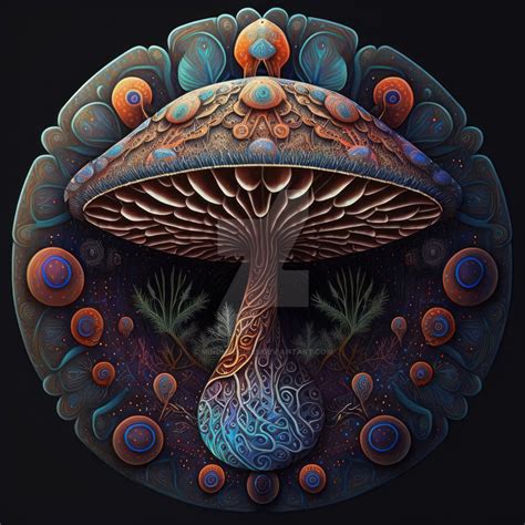 Psychedelic Mushroom By Mindmelodies On Deviantart