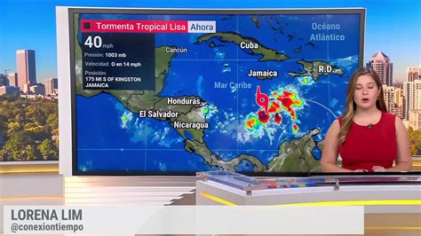 Se Forma Tormenta Tropical Lisa En El Caribe Videos De The Weather