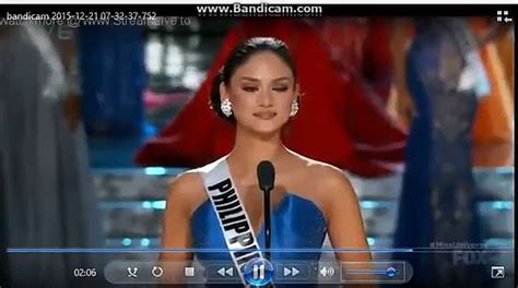 Pia Wurtzbach Final Question Why You Should Be Next Miss Universe Video Dailymotion