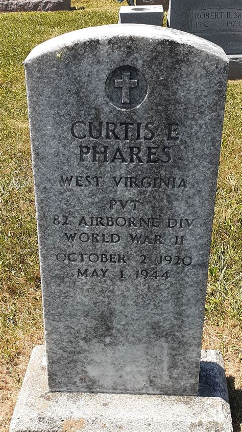 PVT Curtis Edward Phares 1920 1944 Memorial Find A Grave