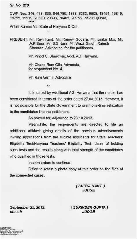 Jbt Bharti Court Case Copy Teacher Haryana Education News