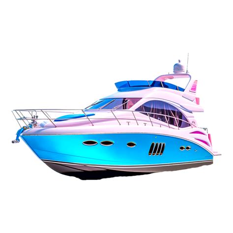 Yacht Motor Boats Ship Boating Png Ai Generative 27295123 Png