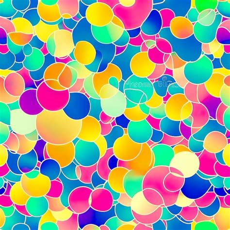 Premium Photo | A colorful background with circles and the word bubble ...