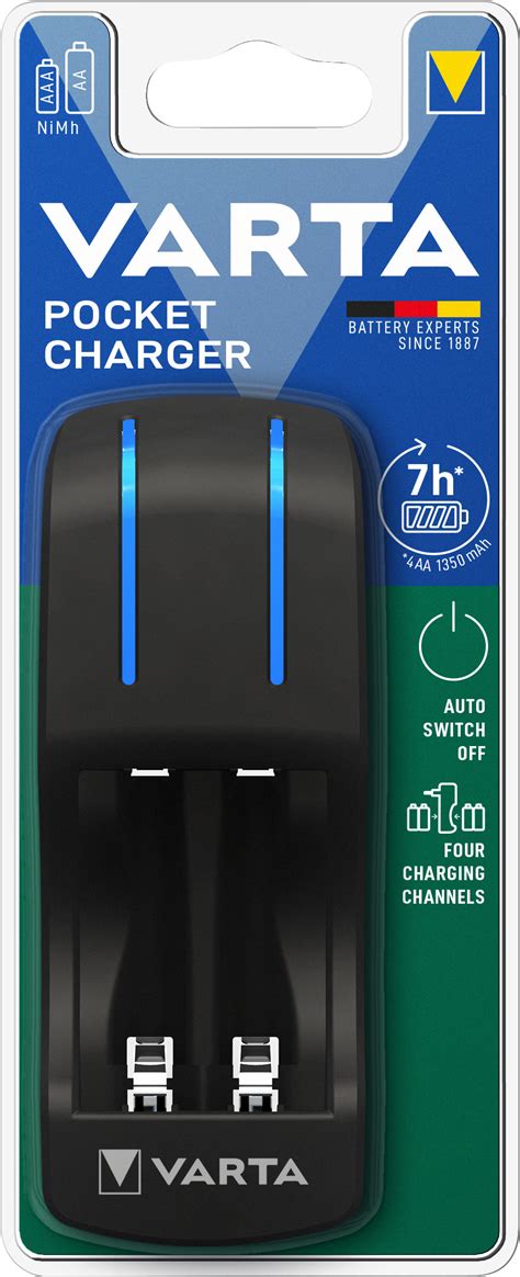 Varta Akku NiMH Universal Ladegerät Pocket Charger ohne Akkus für AA