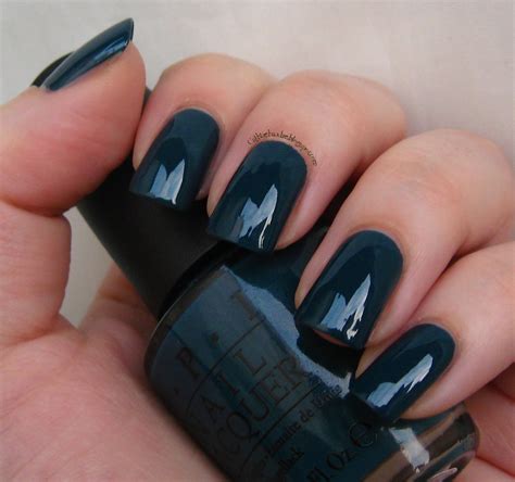 Opi Ski Teal We Drop Nl Z Swiss Collection Fall Winter