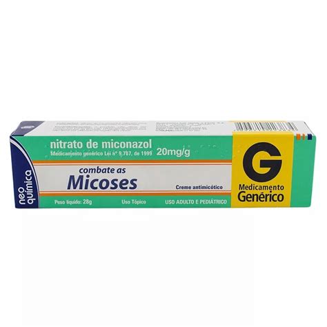 Nitrato Miconazol Creme 28g Neoquímica Genérico PanVel Farmácias