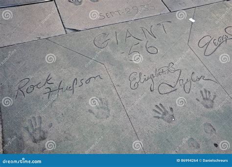 Celebrities Handprints Editorial Image | CartoonDealer.com #96913894