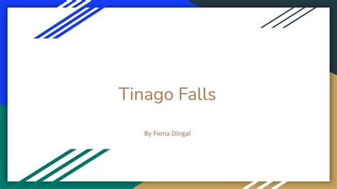 Tinago Falls | PPT